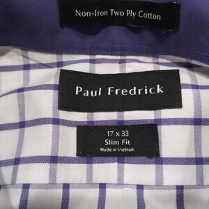 Paul Fredrick dress shirt Sz 17x33